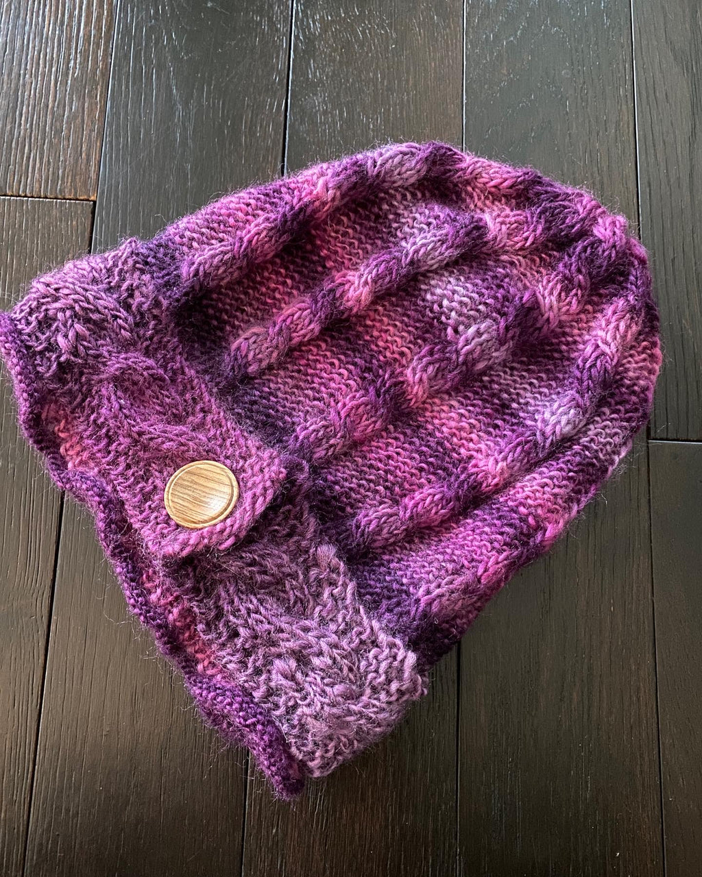 Classic Cabled Banded Hat