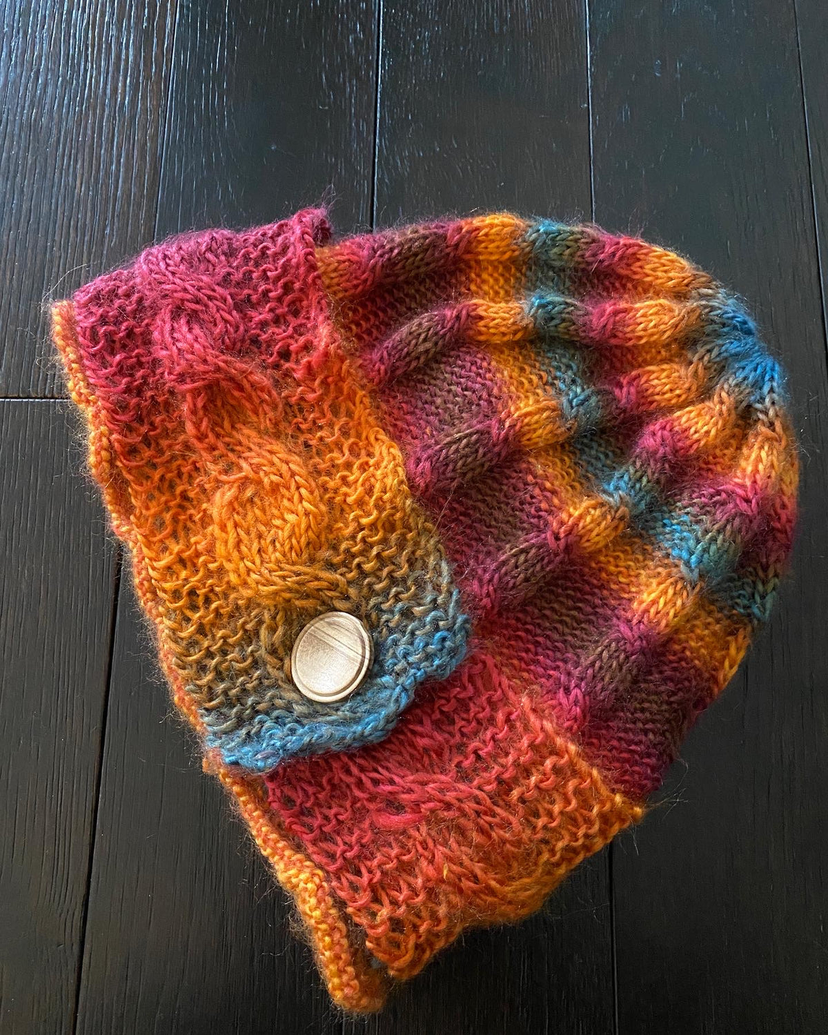 Classic Cabled Banded Hat