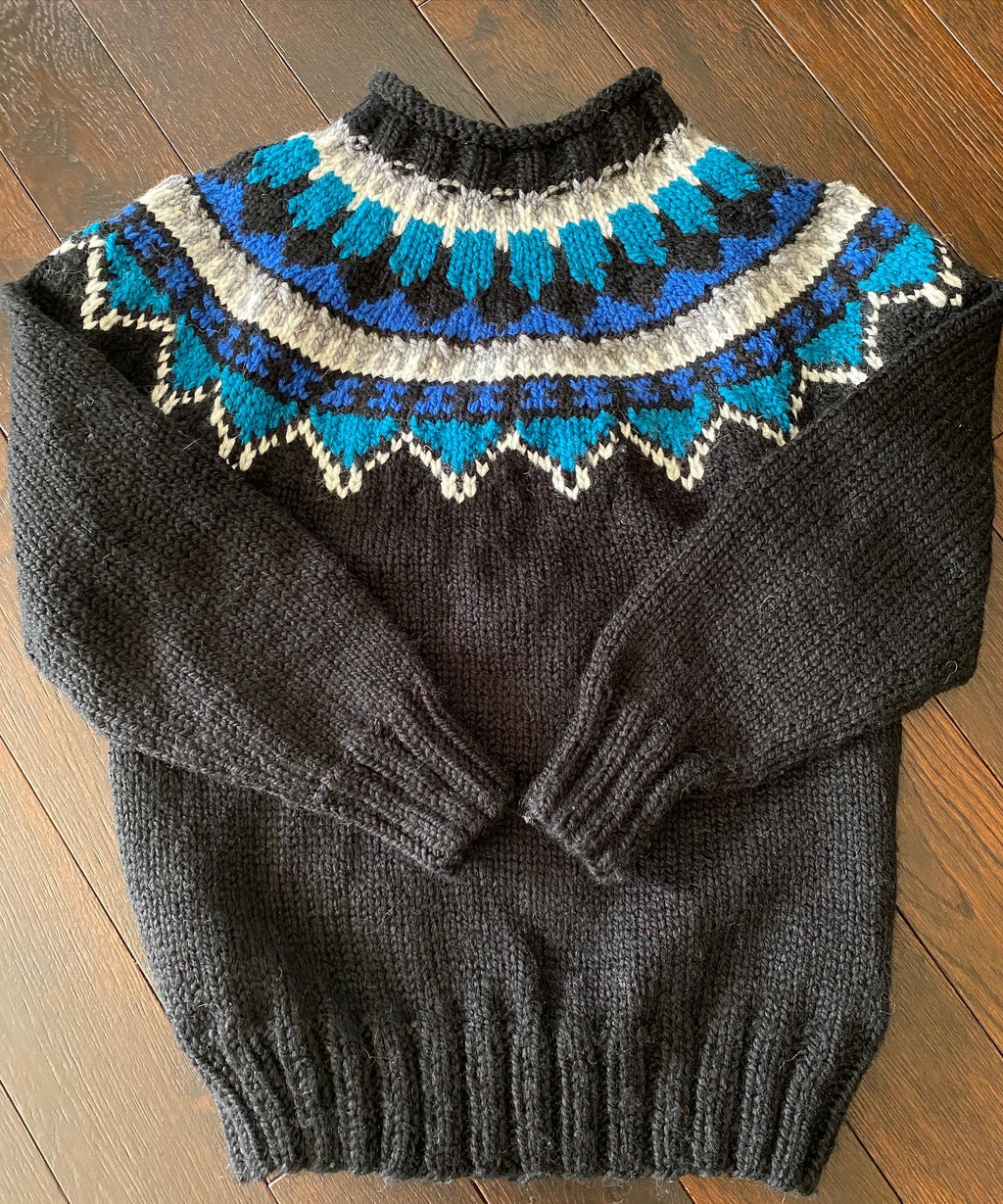 Children’s Hand knit Nordic Pullover Sweater