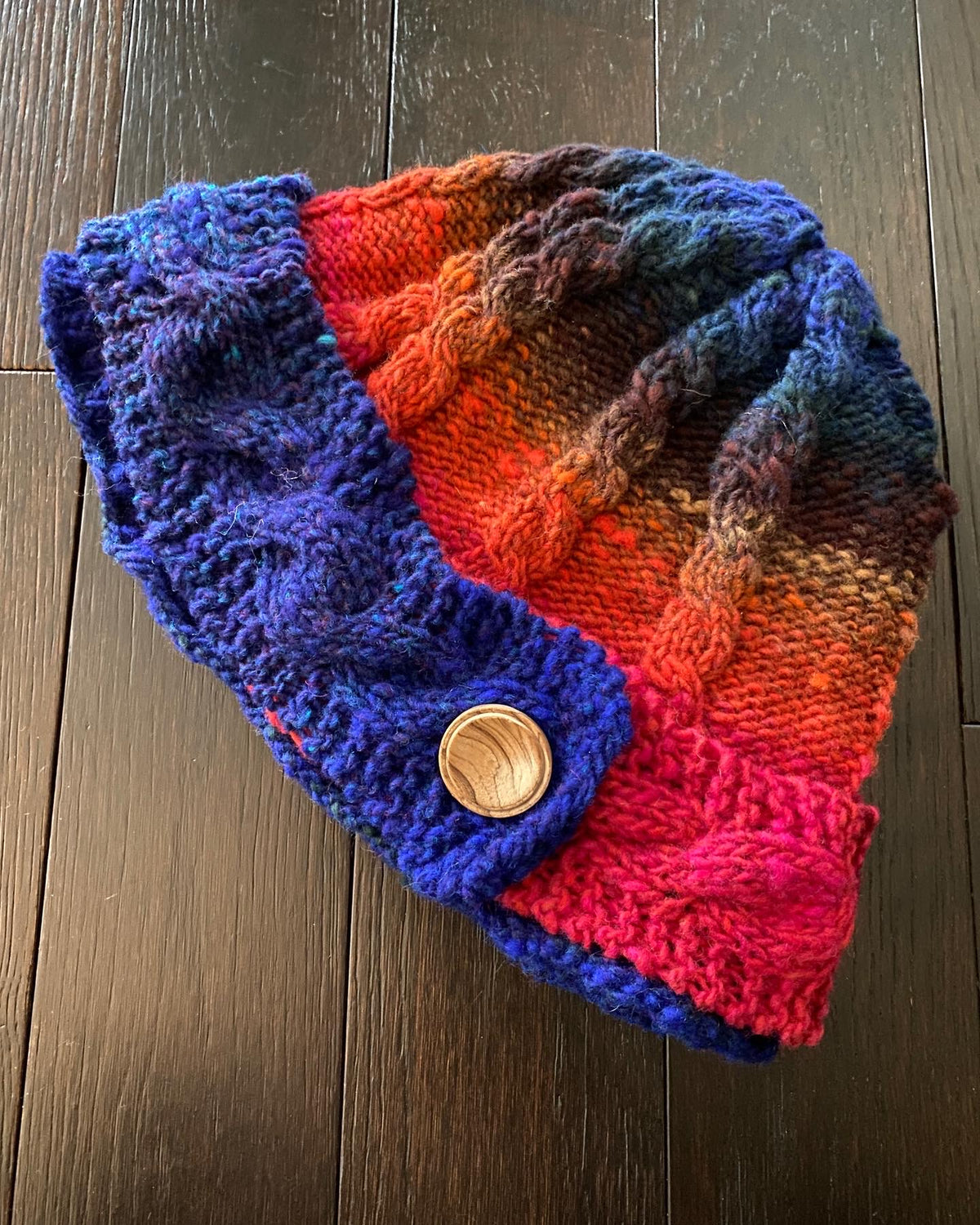 Classic Cabled Banded Hat