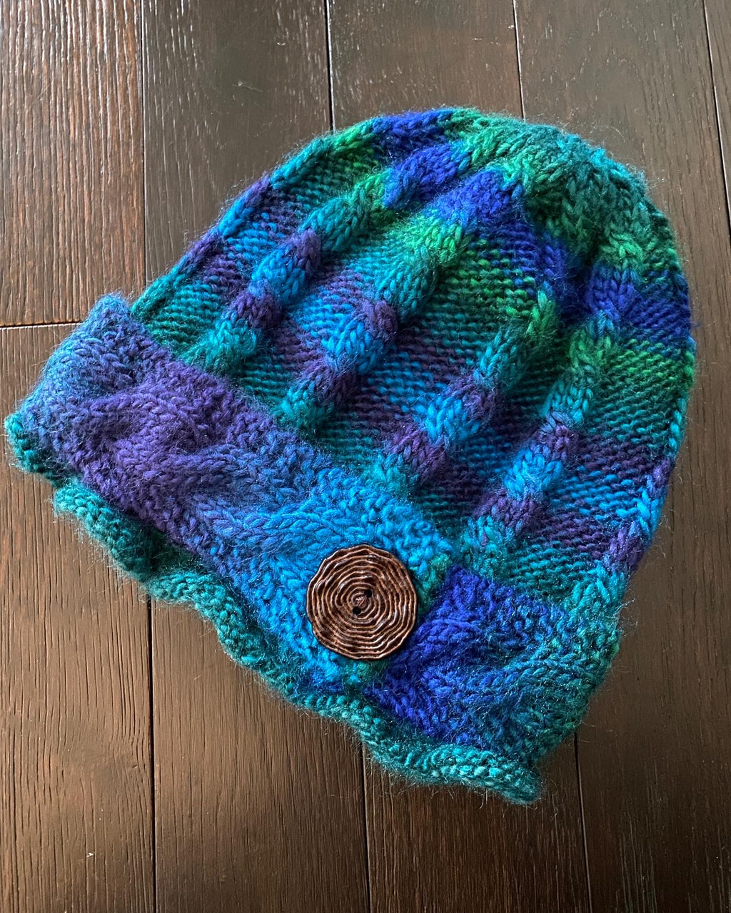 Classic Cabled Banded Hat