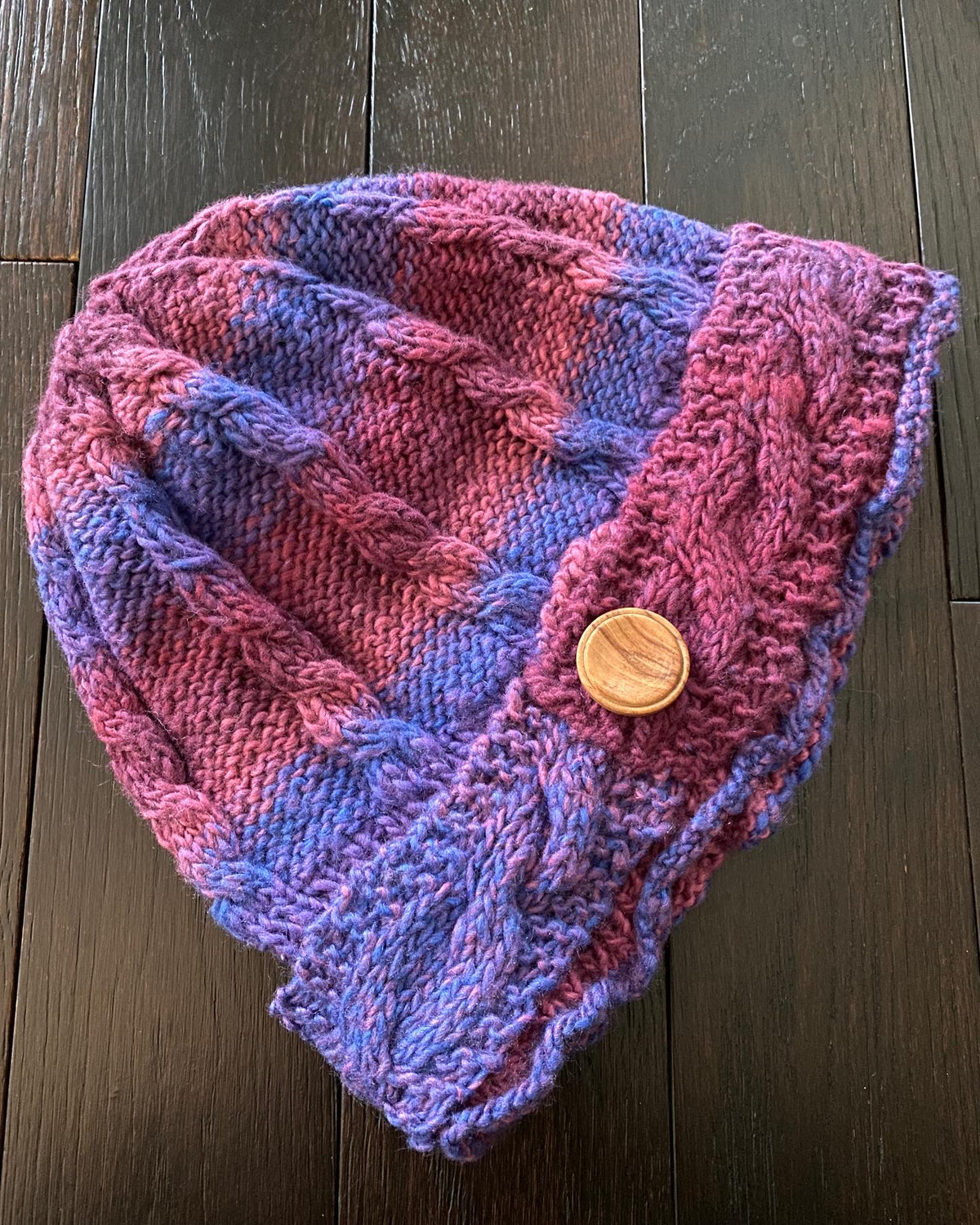 Classic Cabled Banded Hat