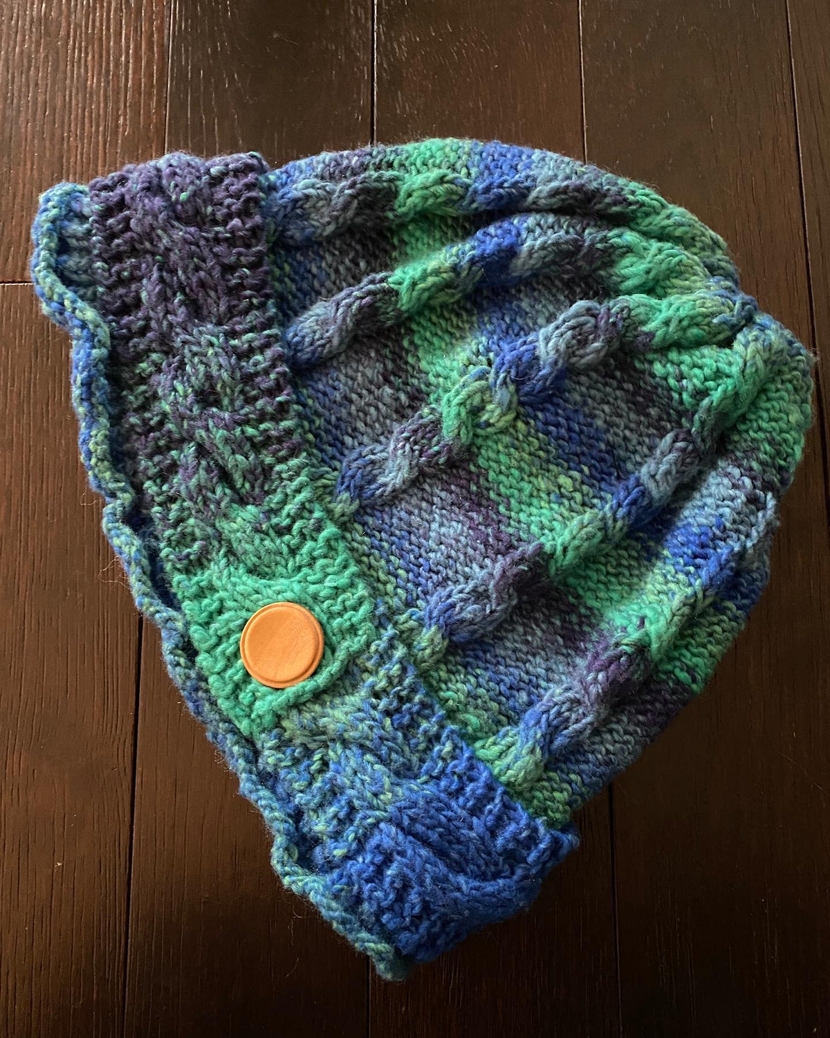 Classic Cabled Banded Hat