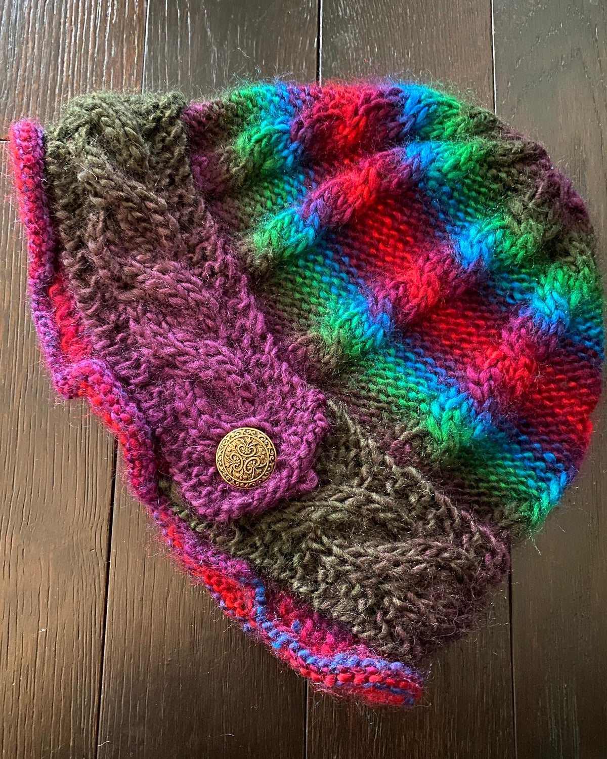 Classic Cabled Banded Hat
