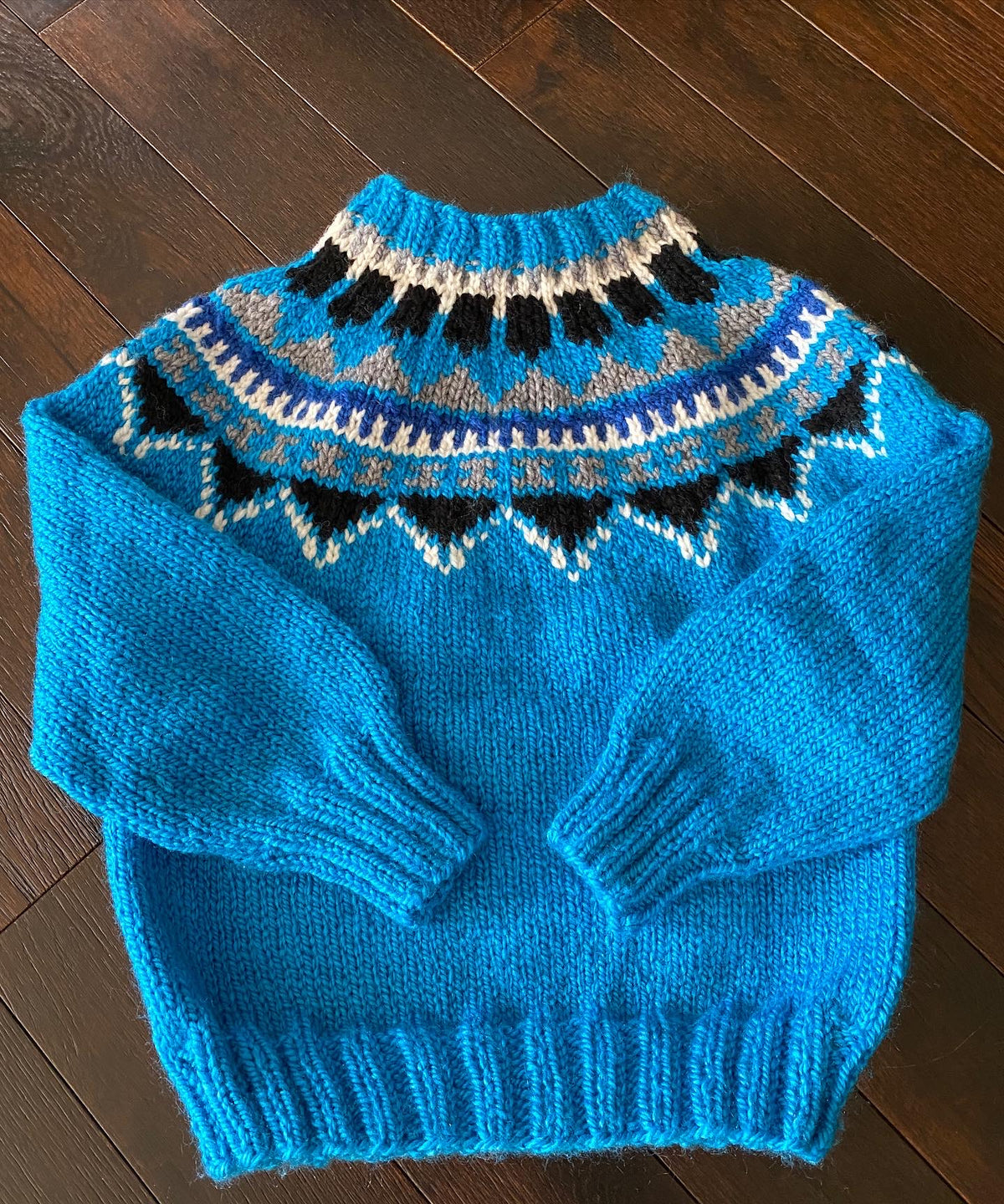 Children’s Hand knit Nordic Pullover Sweater