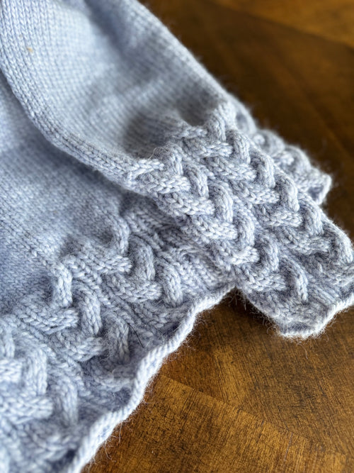 Alpaca cabled pullover
