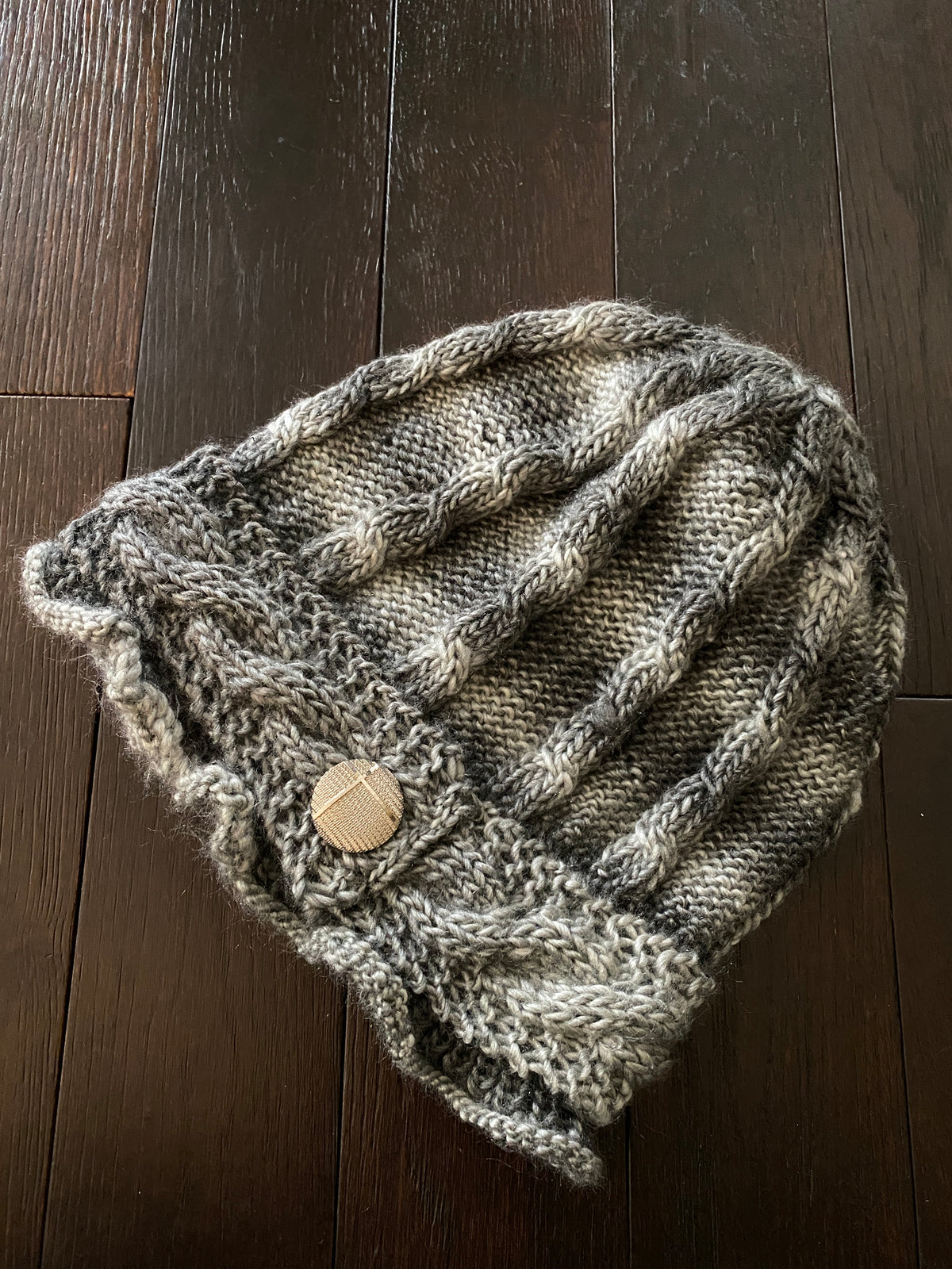 Classic Cabled Banded Hat