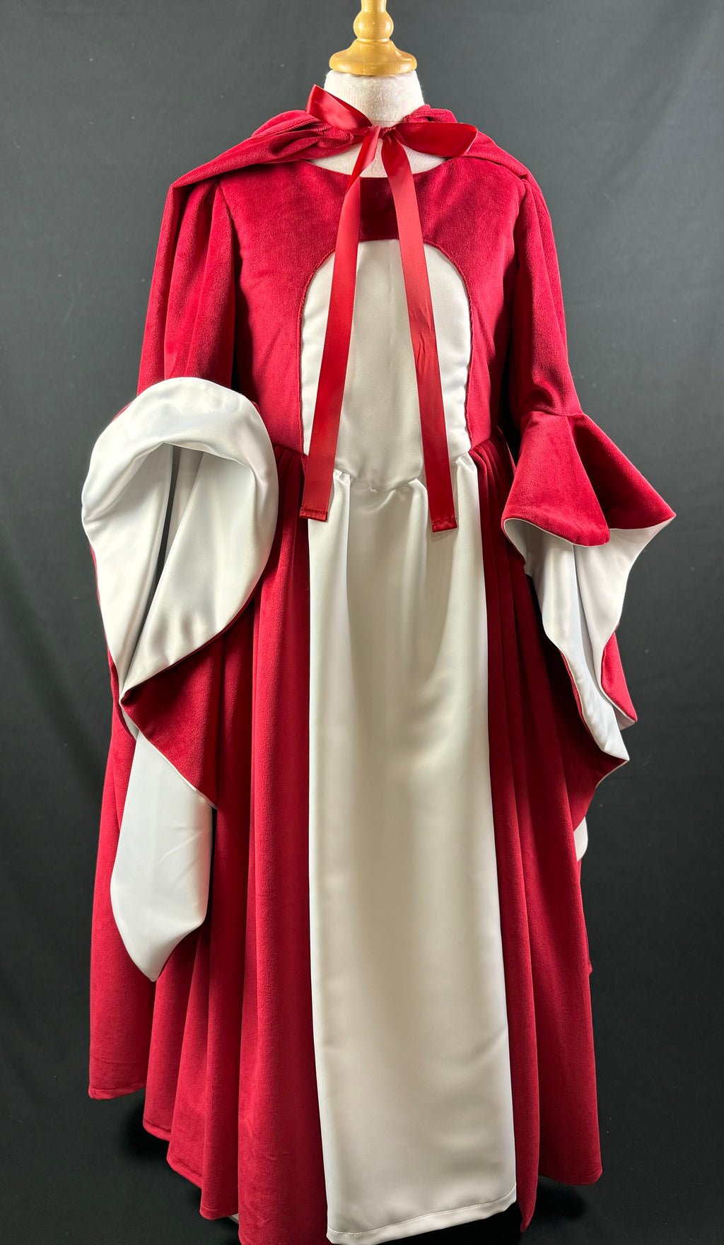 Velvet Medieval Dress and Cloak