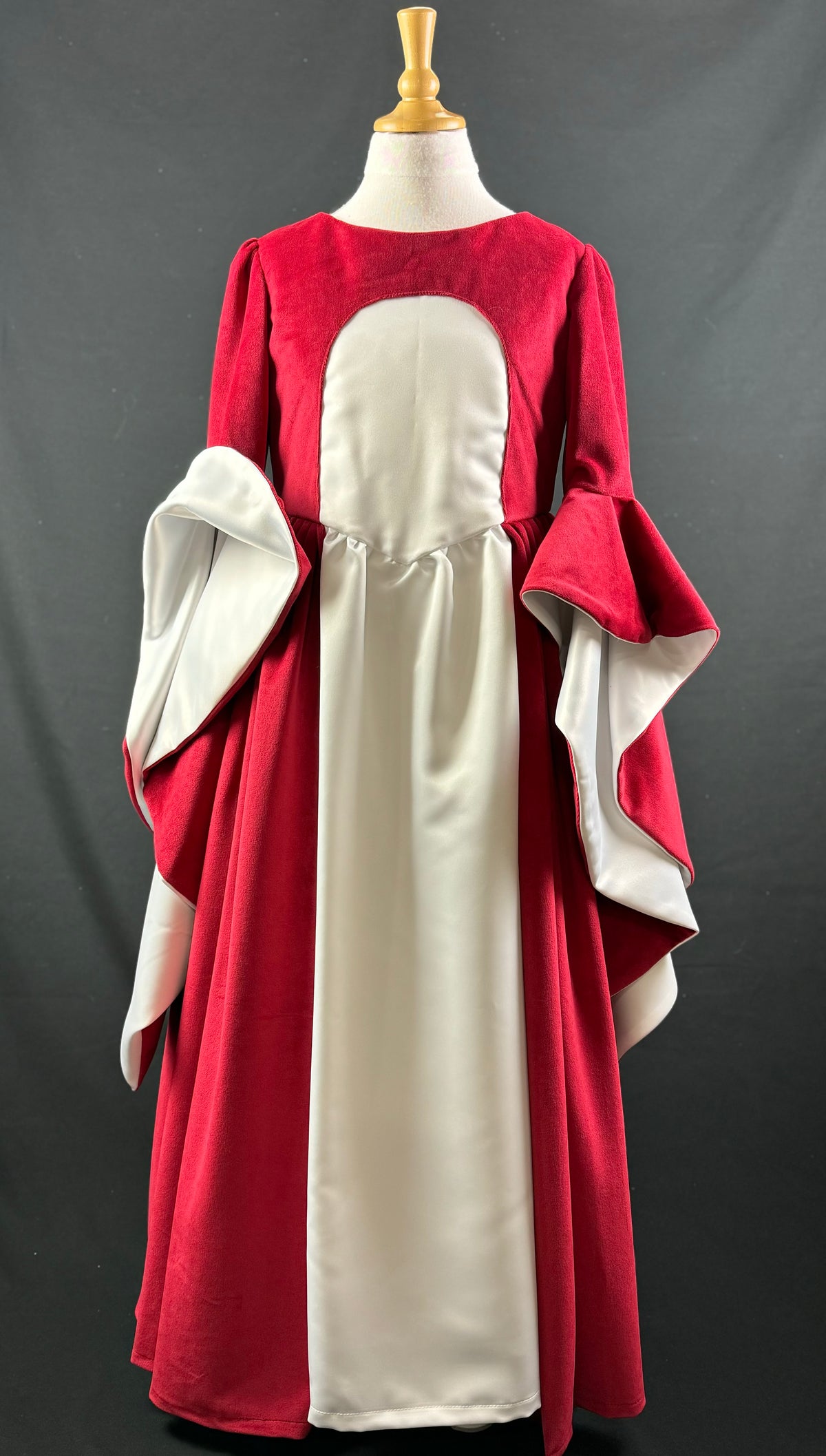 Velvet Medieval Dress and Cloak