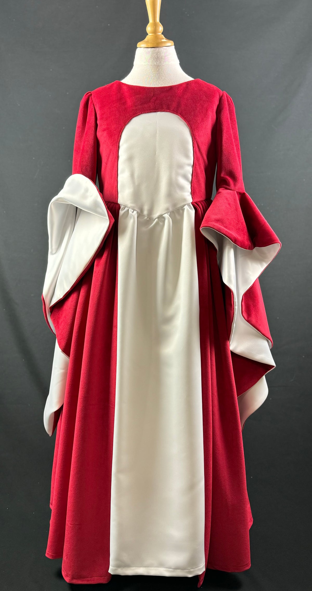 Velvet Medieval Dress and Cloak