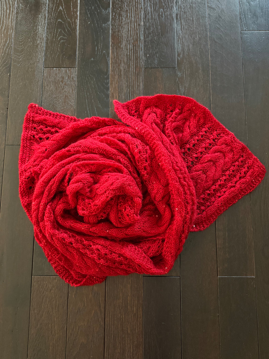 Lacey Mohair Wrap or Scarf