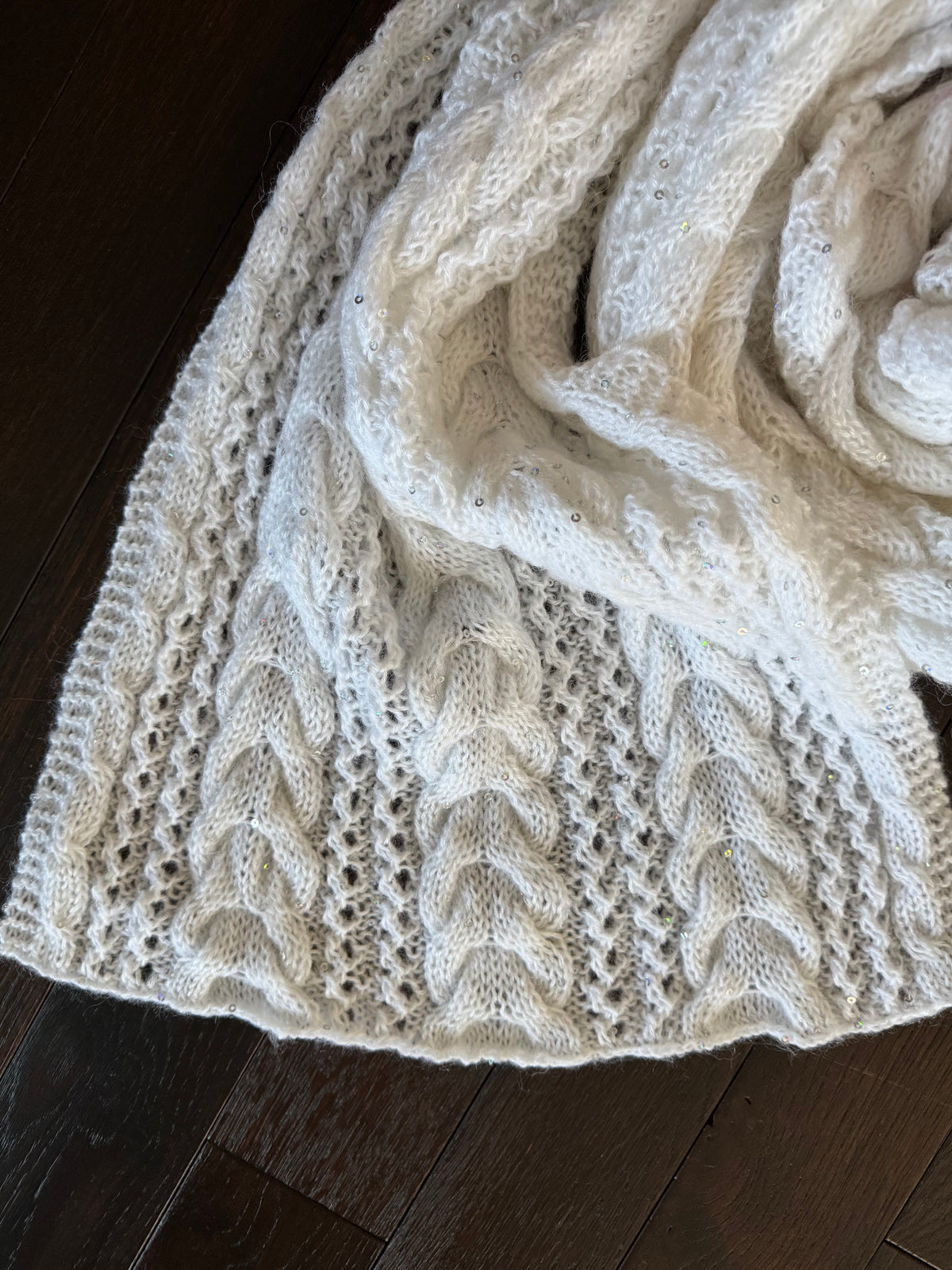 Lacey Mohair Wrap or Scarf