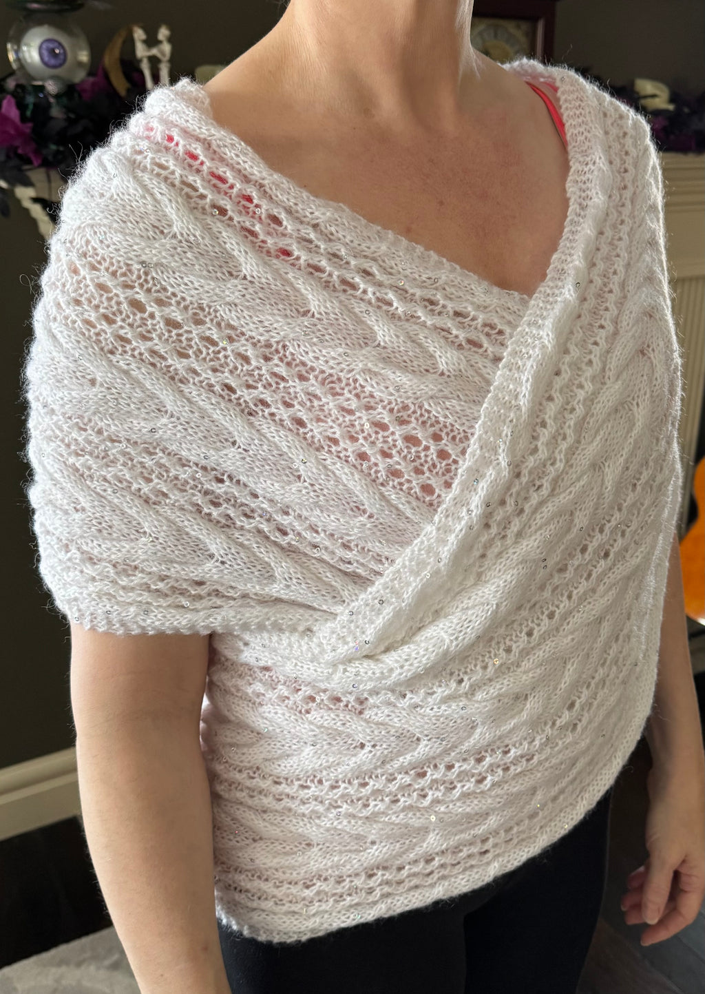 Lacey Mohair Wrap or Scarf