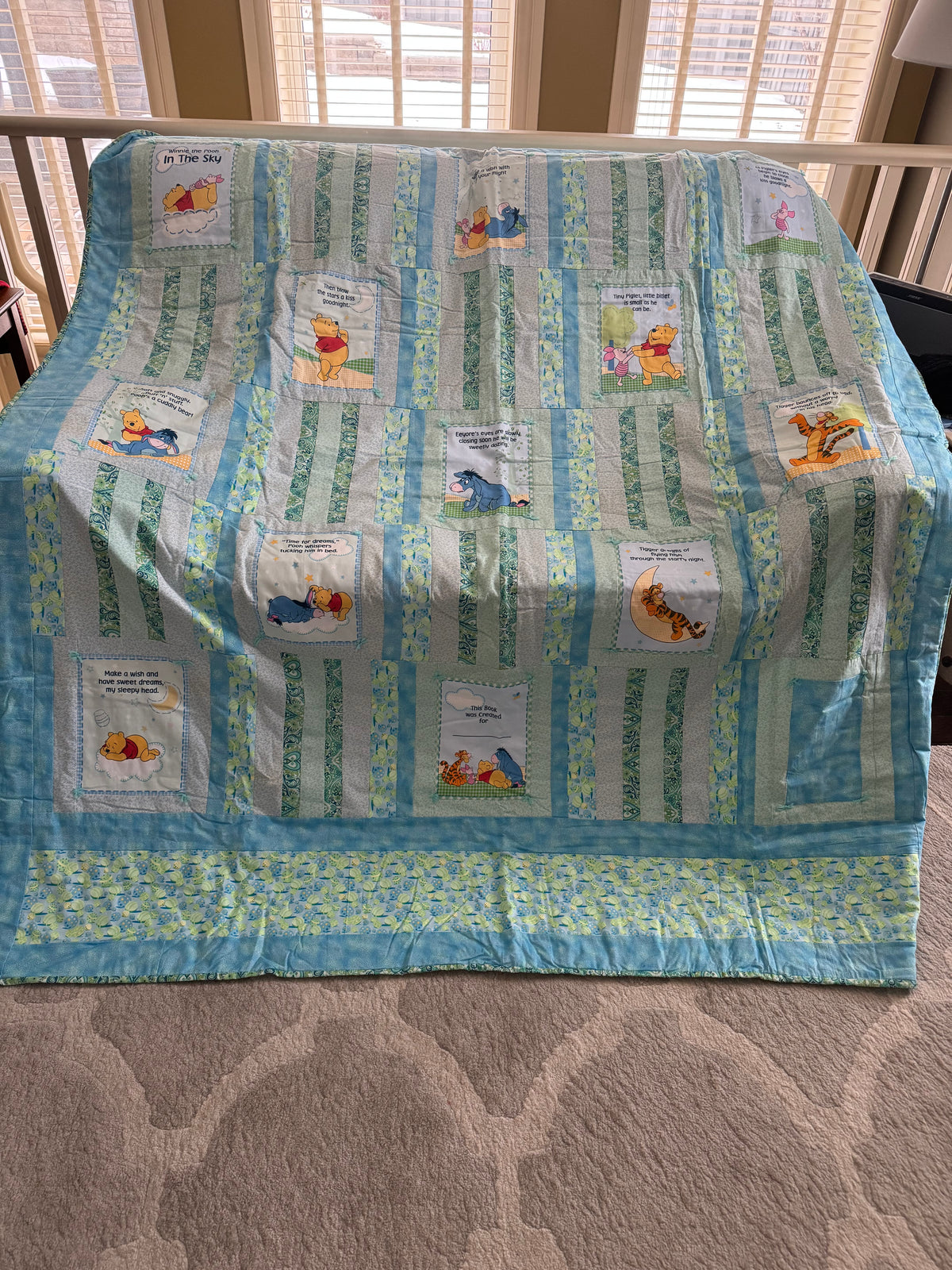 Winnie the Pooh Storybook Quilt