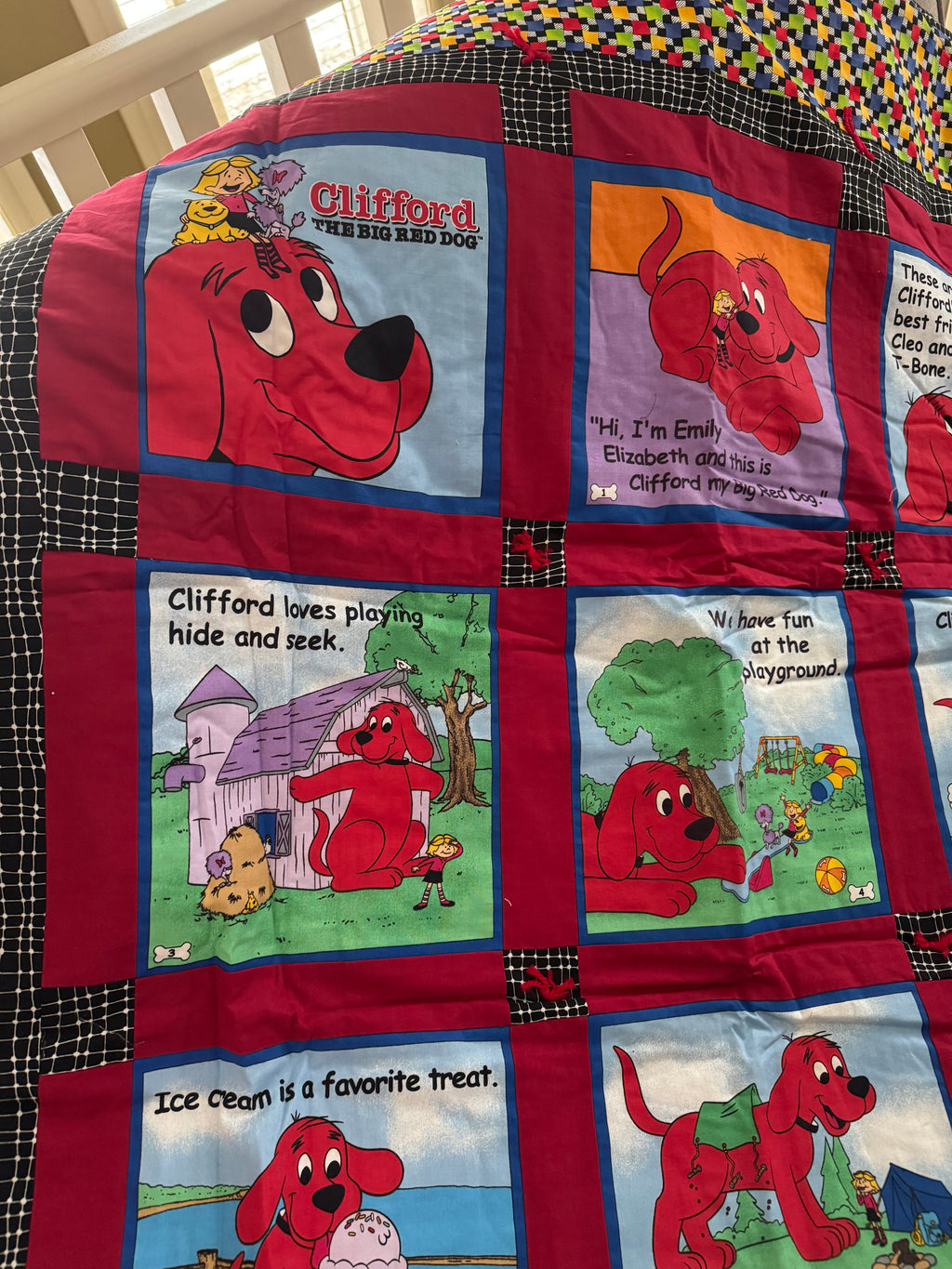Clifford The Dog Storybook Quilt