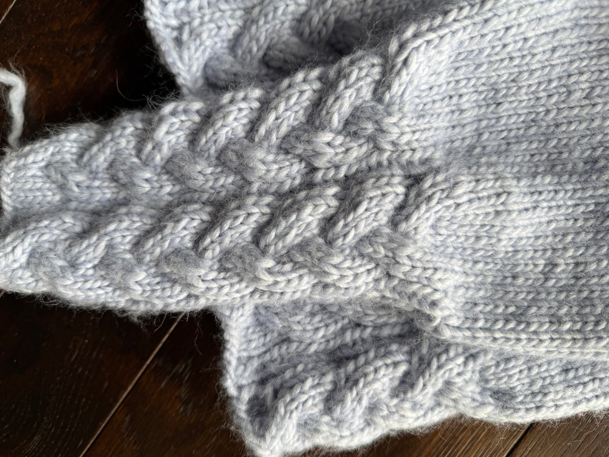 Alpaca cabled pullover