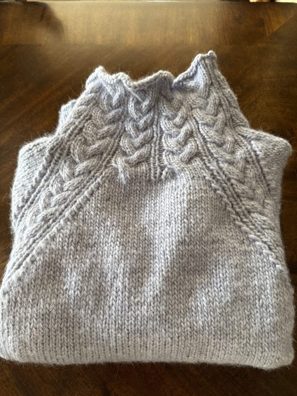 Alpaca cabled pullover