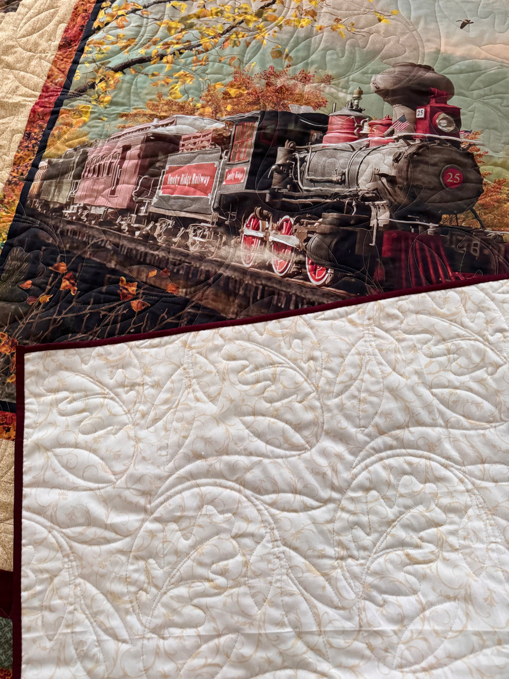 Handmade Train Quilts